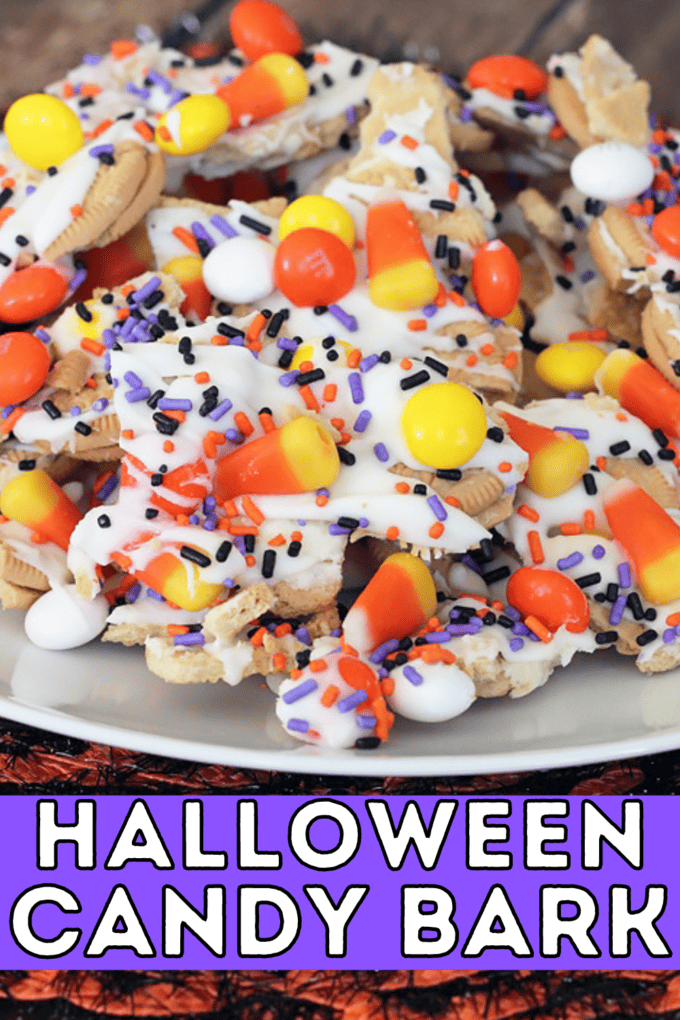 Halloween Cookie Candy Bark Recipe