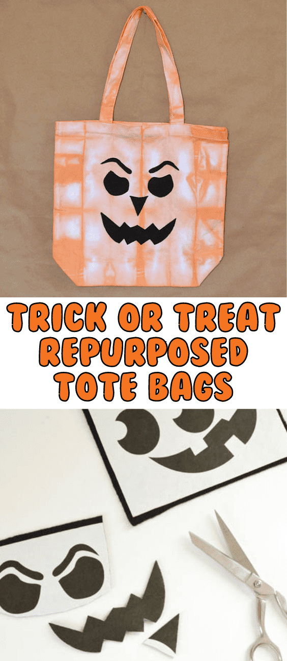 Trick or Treat Bags from Repurposed Totes