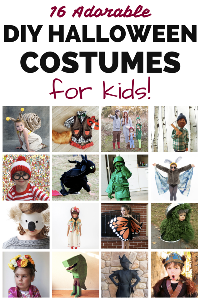16 Adorable DIY Halloween Costumes For Kids