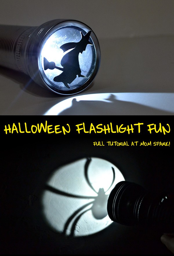 Halloween Shadow Art Flashlight Fun!