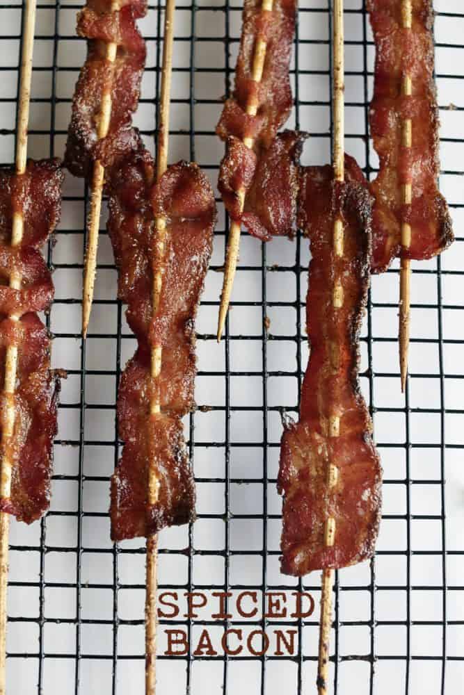 Spiced Bacon Skewers