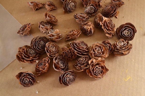 DIY Fall Cinnamon-Scented Pine Cones