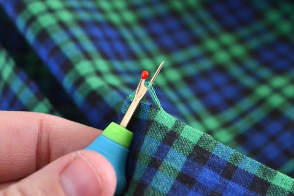 DIY No Sew Flannel Scarves