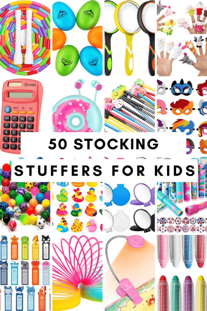 50 Stocking Stuffer Ideas For Kids!