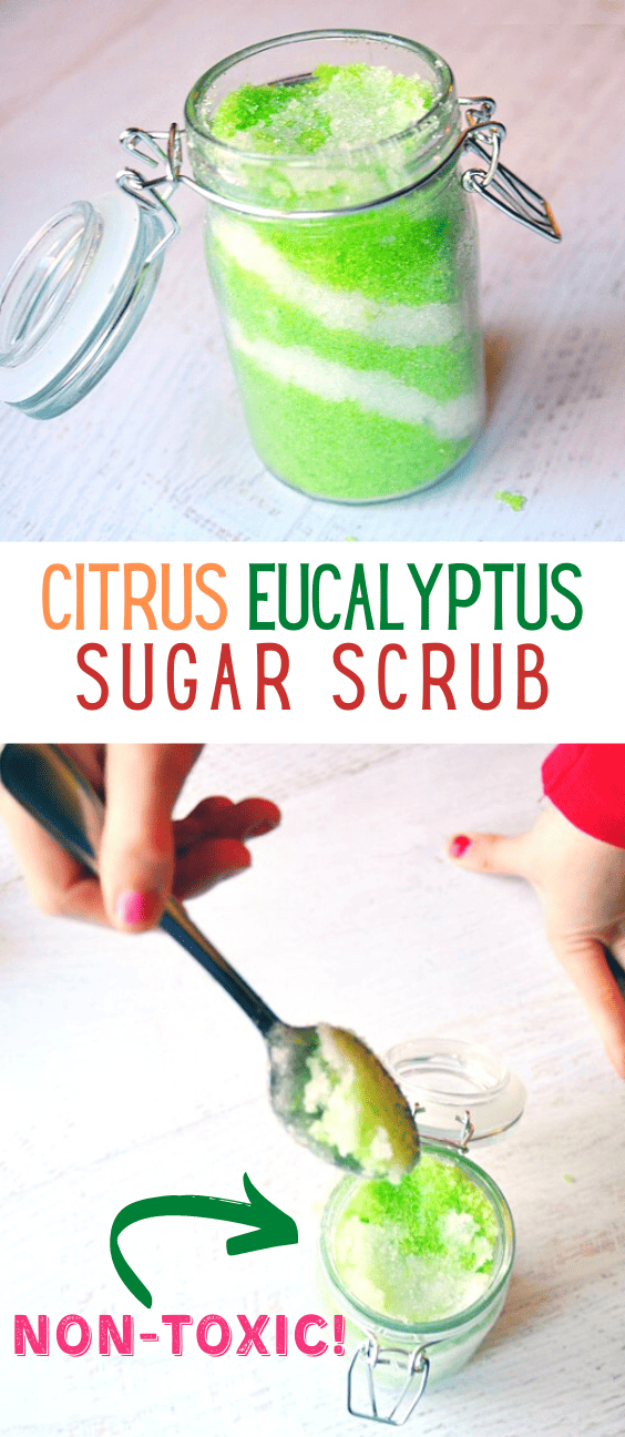 DIY: Non-Toxic Citrus Eucalyptus Sugar Beauty Scrub