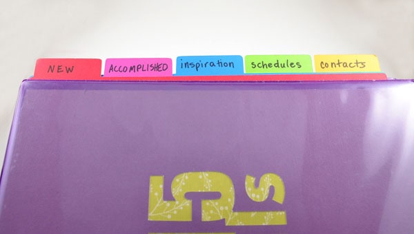 Keep track of your 2015 goals with these cut files for an organized goals binder!