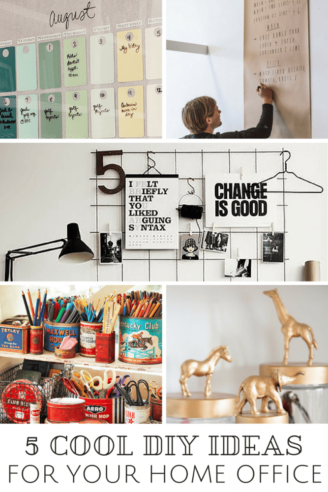 5 Cool DIY Ideas For Your Home Office