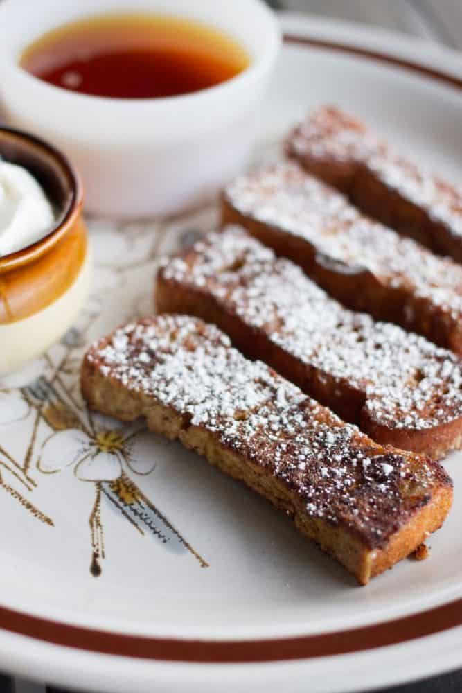 Cinnamon French Toast Strips and Dips
