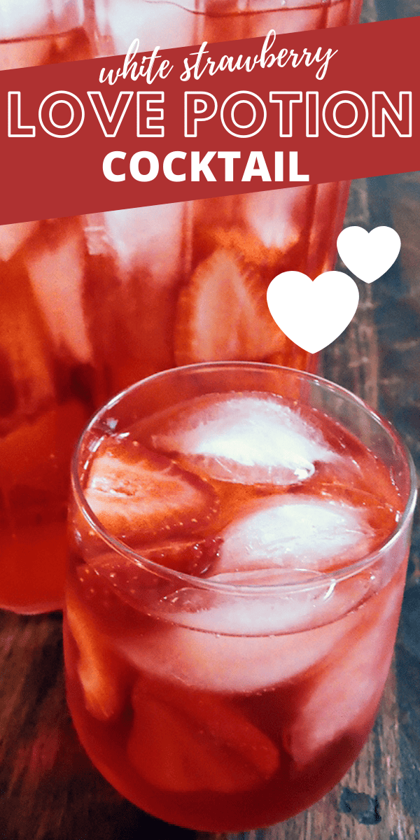 White Strawberry Love Potion Drink Recipe