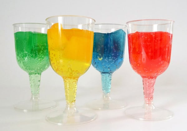 Easy Rainbow Party Drinks