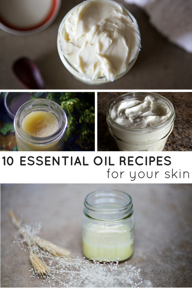 10 Essential Oil Recipes For Your Skin