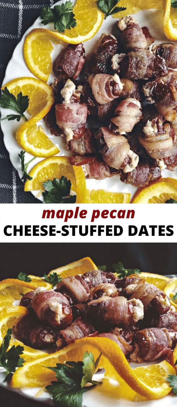 Maple Pecan Cheese-Stuffed Dates Recipe
