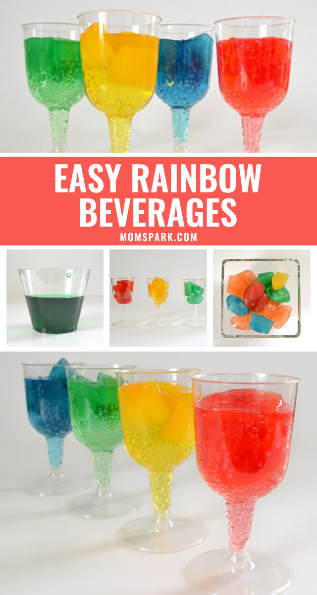 Easy Rainbow Party Drinks 
