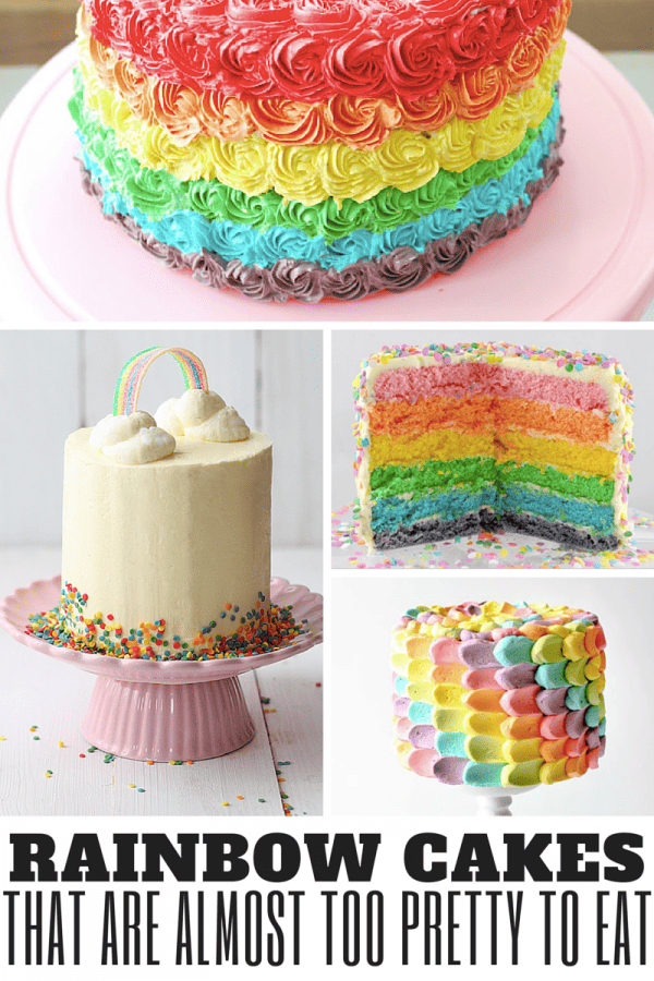 9 Rainbow Cakes That Are Almost Too Pretty To Eat!