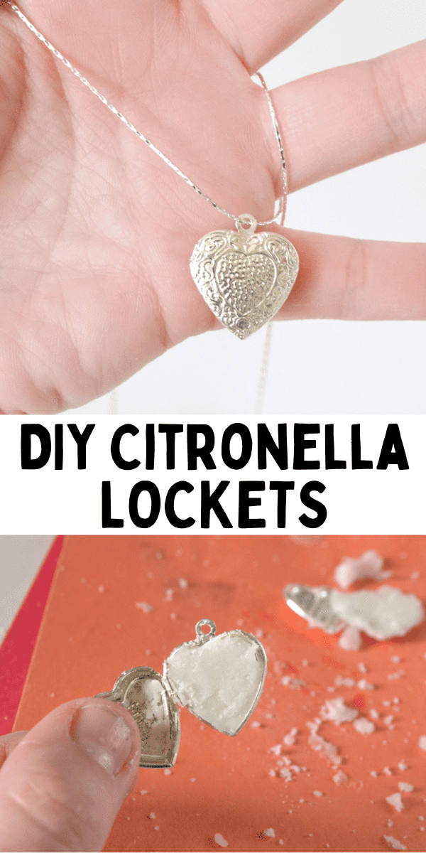 DIY Citronella Necklace Lockets