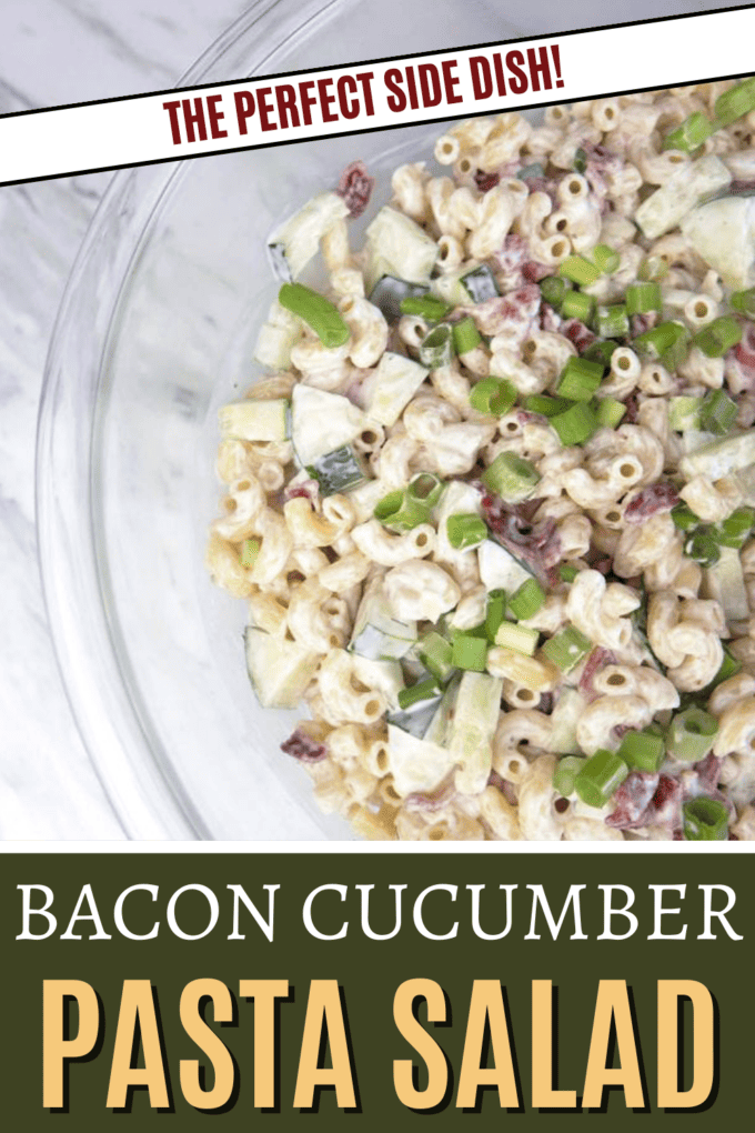 Bacon Cucumber Pasta Salad Recipe