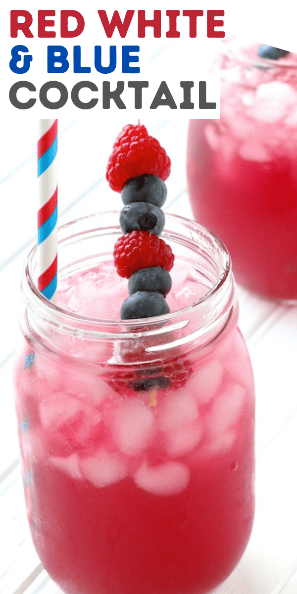 July 4th Red, White and Blue Cocktail Recipe