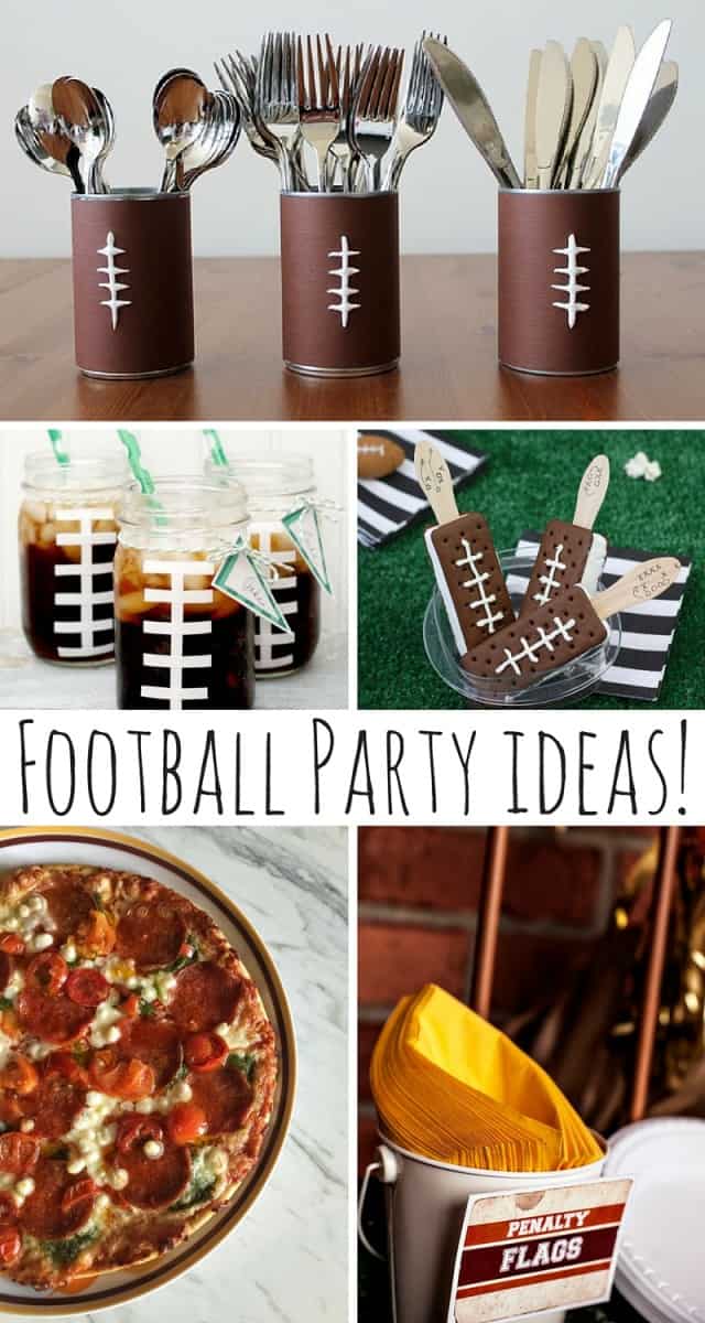Football Recipe and Decor Party Ideas!