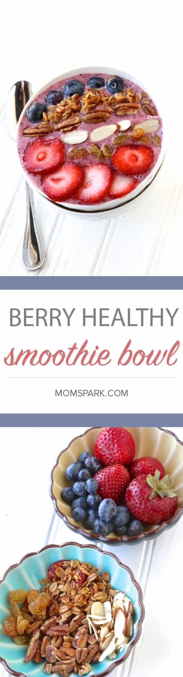 Berry Healthy Smoothie Bowl Recipe