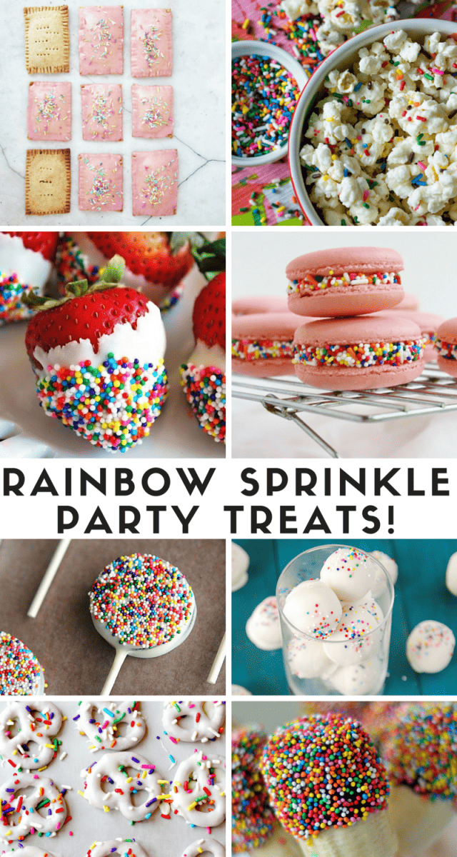 Rainbow Sprinkle Party Treats