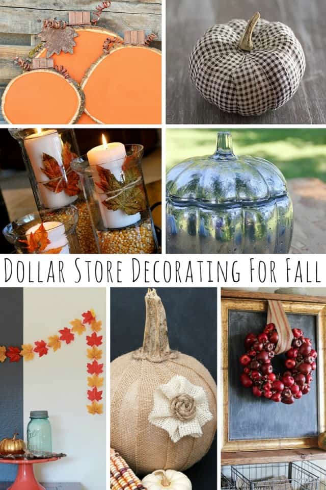 Dollar Store Decorating For Fall