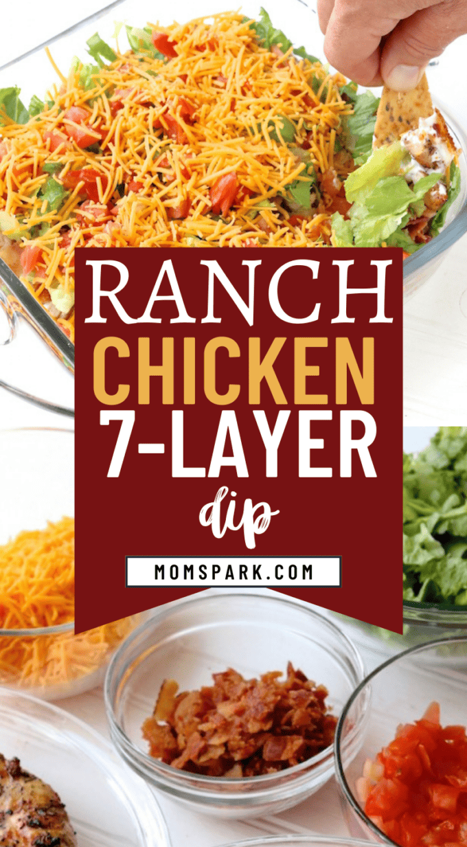 Ranch Chicken Club 7 Layer Dip Recipe
