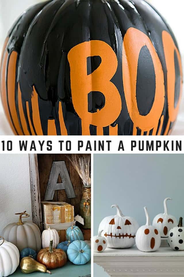 10 Ways To Paint A Pumpkin