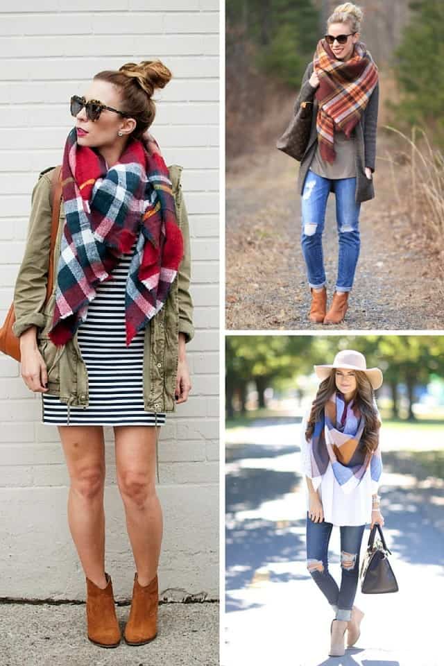 Blanket Scarf Style: 6 Outfits We Love