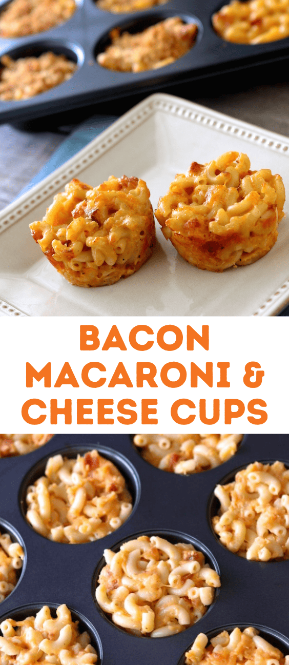 Bacon Macaroni and Cheese Cups
