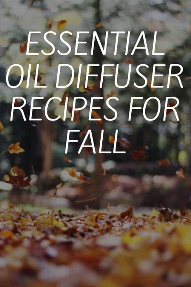Essential Oil Diffuser Recipes For Fall