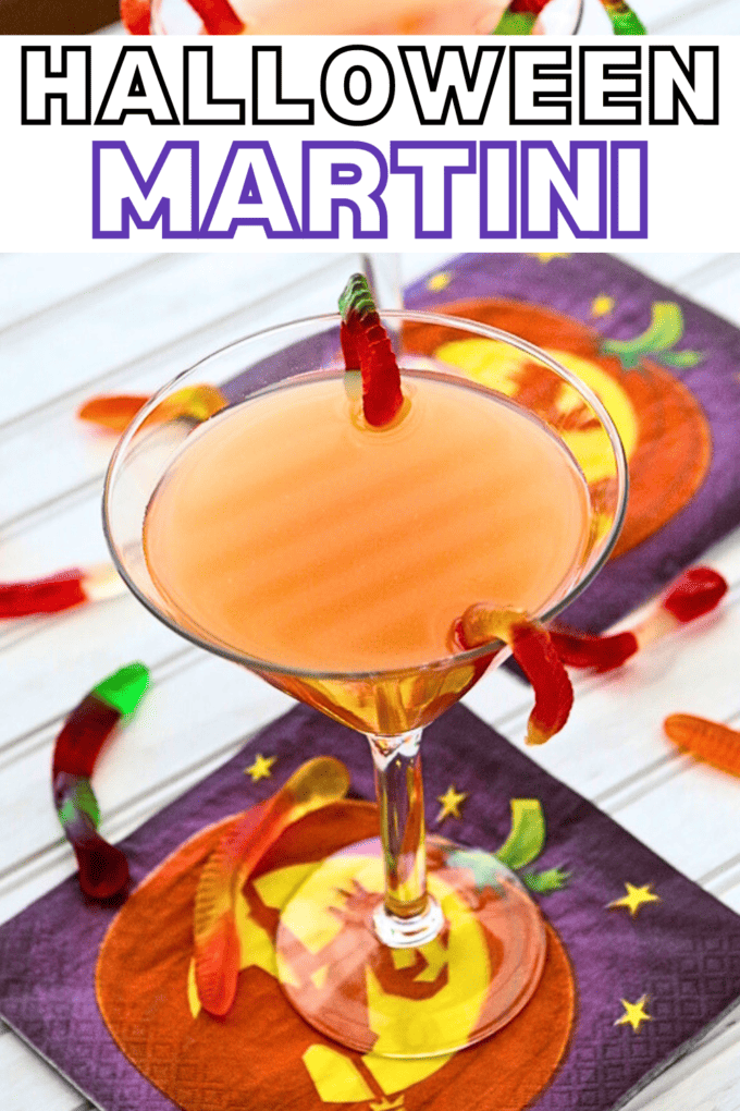 Trick or Treat Halloween Martini Cocktail Recipe