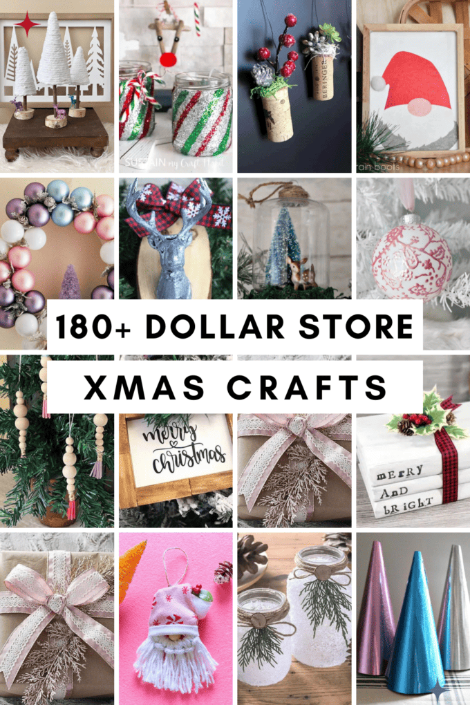 180+ Dollar Store Christmas Crafts