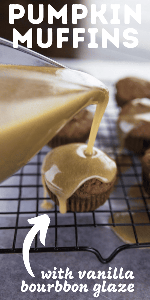 Pumpkin Muffins With Vanilla Bourbon Glaze Recipe
