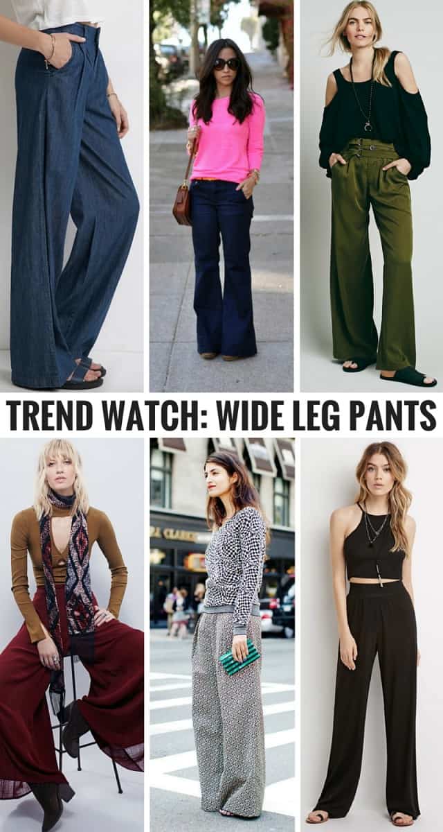 Trend watch- Wide Leg Pants