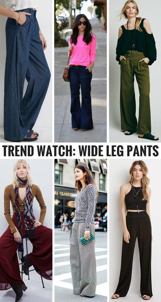 Trend Watch: Wide Leg Pants - Mom Spark - Mom Blogger