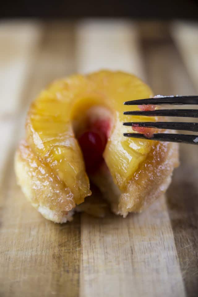 Mini Biscuit Pineapple Upside-Down Cake Recipe