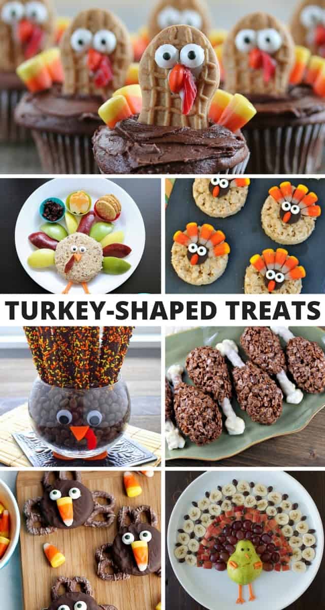 Turkey-Shaped Treats For Thanksgiving