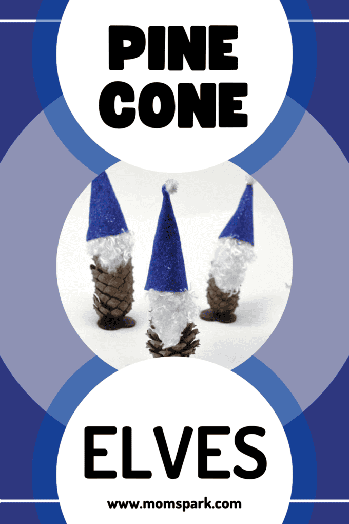 Easy Pine Cone Elf Christmas Craft