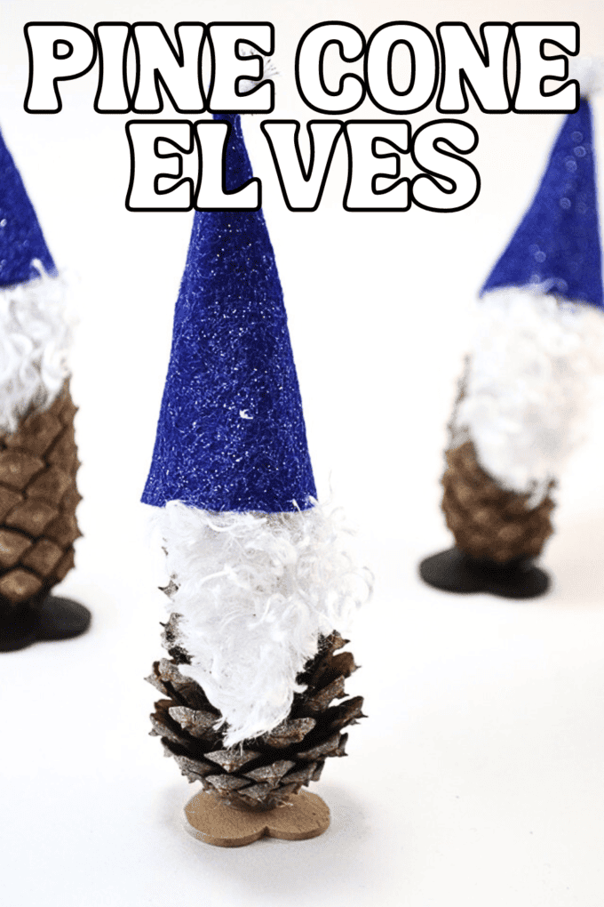 Easy Pine Cone Elf Christmas Craft