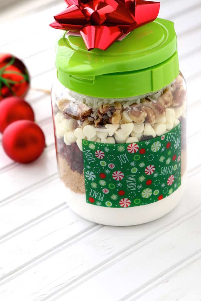 Cookie Mix-In Jar Holiday Gift