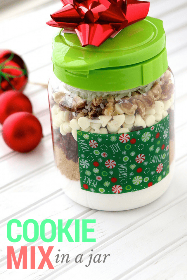 White Chocolate Cranberry Cookie Mix In Jar Holiday Gift