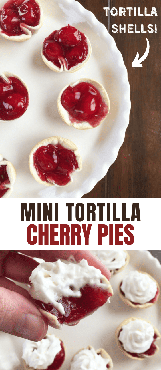 Mini Tortilla Cherry Pies Recipe