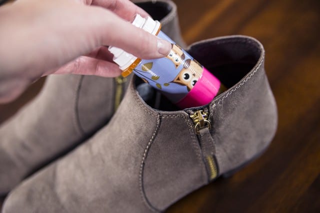 Genius Hacks for Packing Your Carry-On Suitcase - Use shoes as storage. Shoes typically take up a ton of space in a suitcase/carry-on, so use ever inch inside of them to store things!