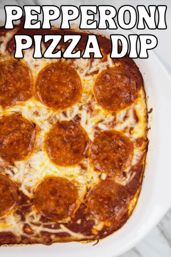 Cheesy Pepperoni Pizza Dip Recipe - Mom Spark