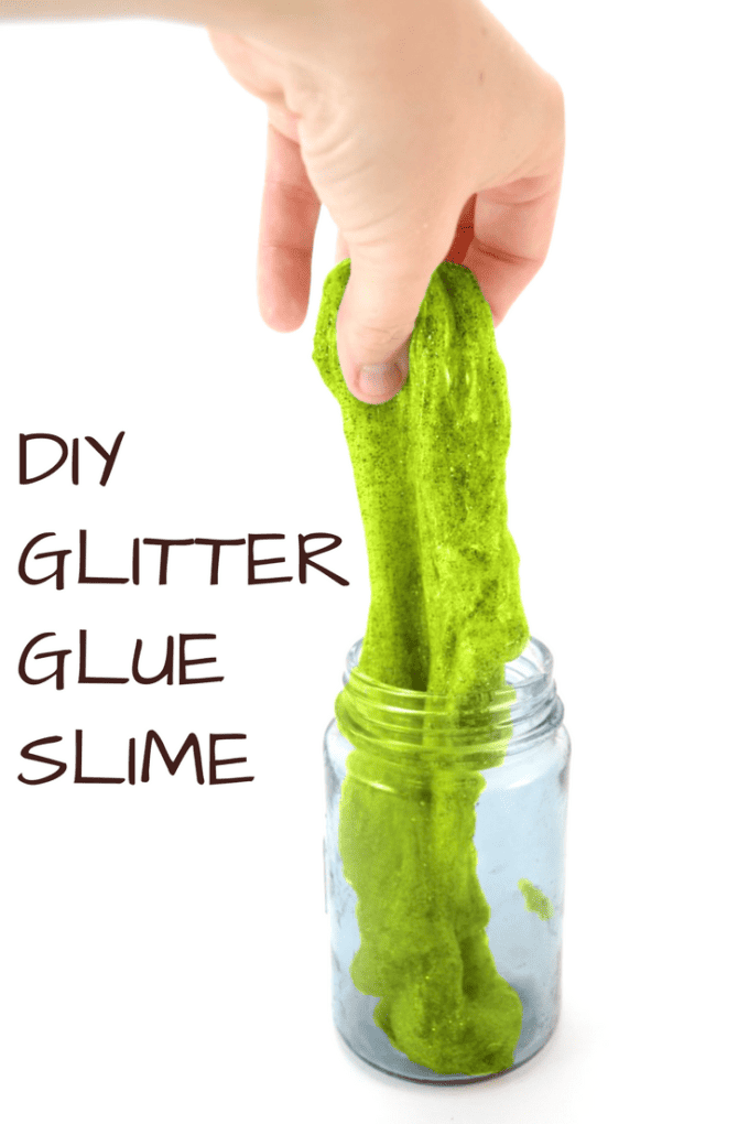 DIY Glitter Glue Slime