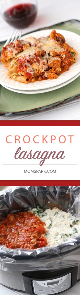 Crockpot Slow Cooker Lasagna Recipe