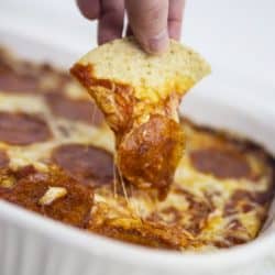 Cheese Pepperoni Pizza Dip