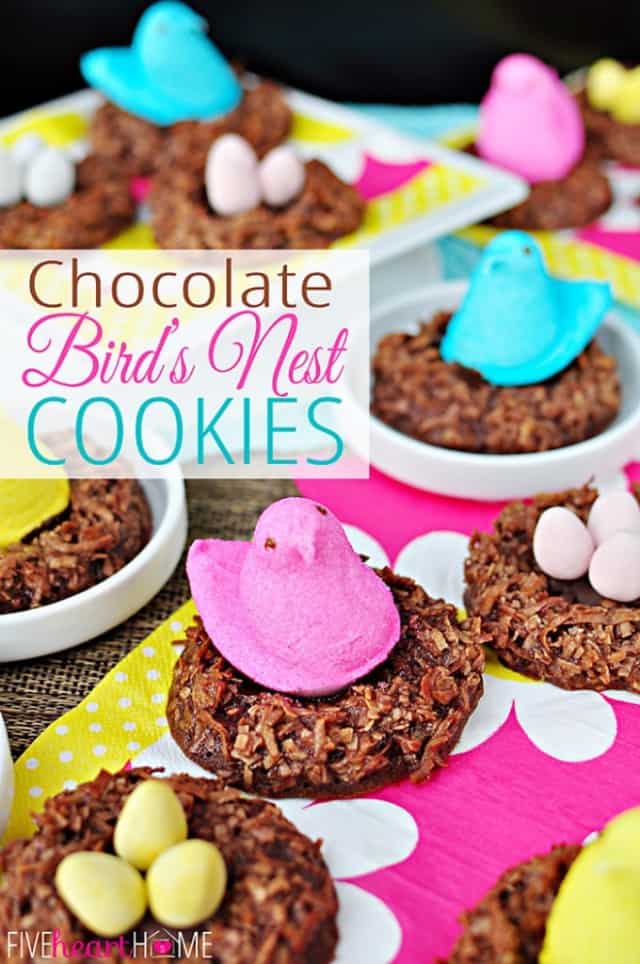 Chocolate Bird's Nest Cookie