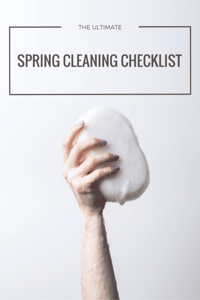 The Ultimate Spring Cleaning Checklist! {printable}