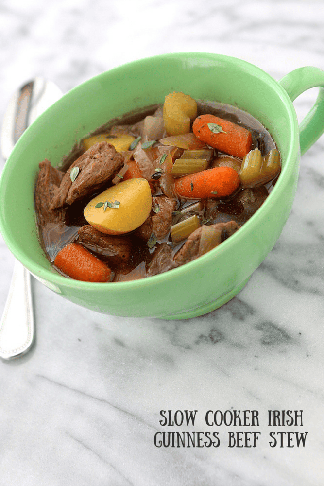 Crockpot Slow Cooker Irish Guinness Beef Stew Recipe